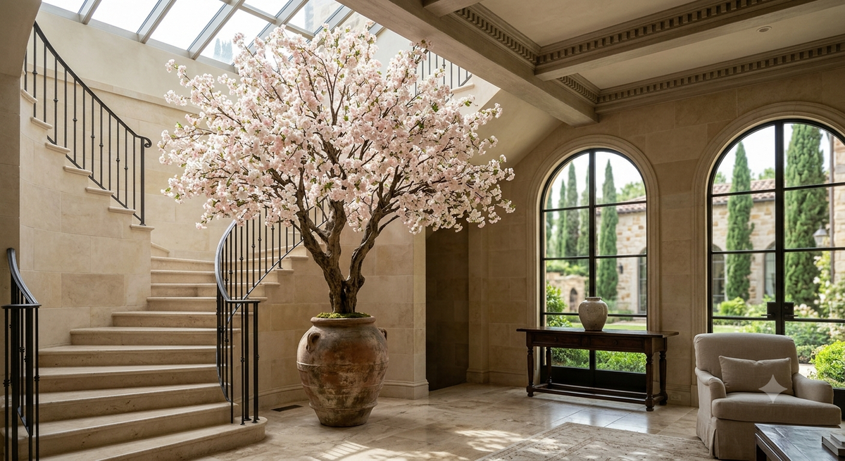 artificial flowering trees