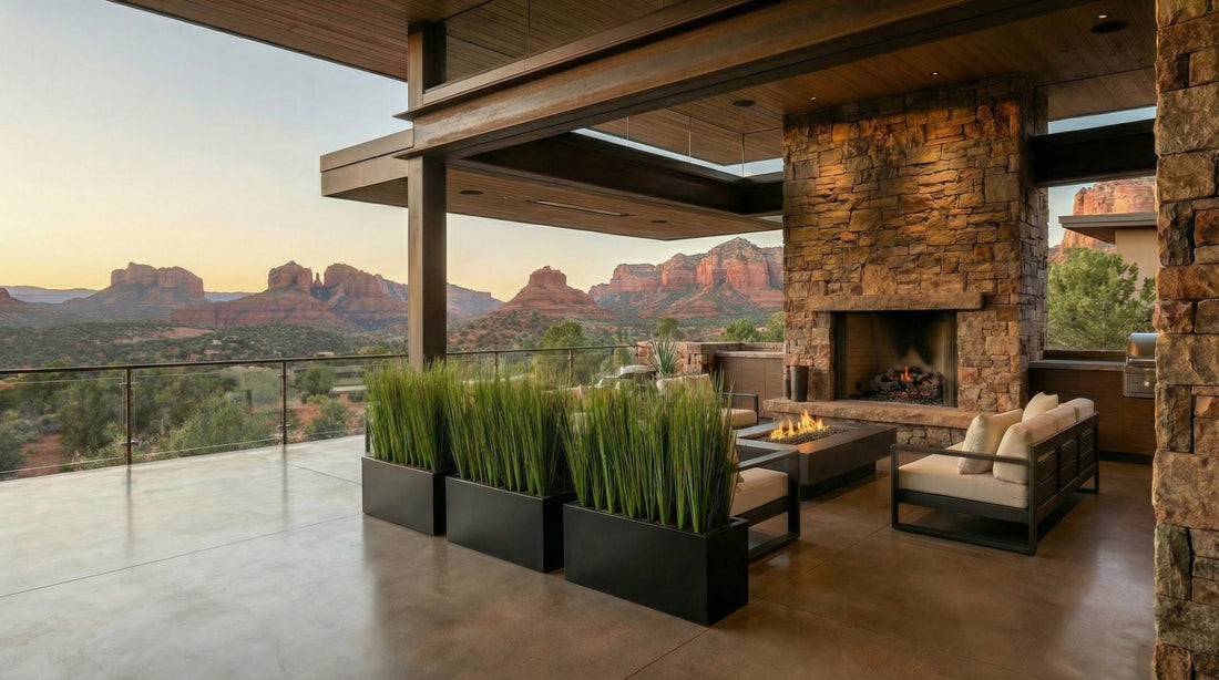 Why Modern Architecture Calls for Faux Outdoor Flowers