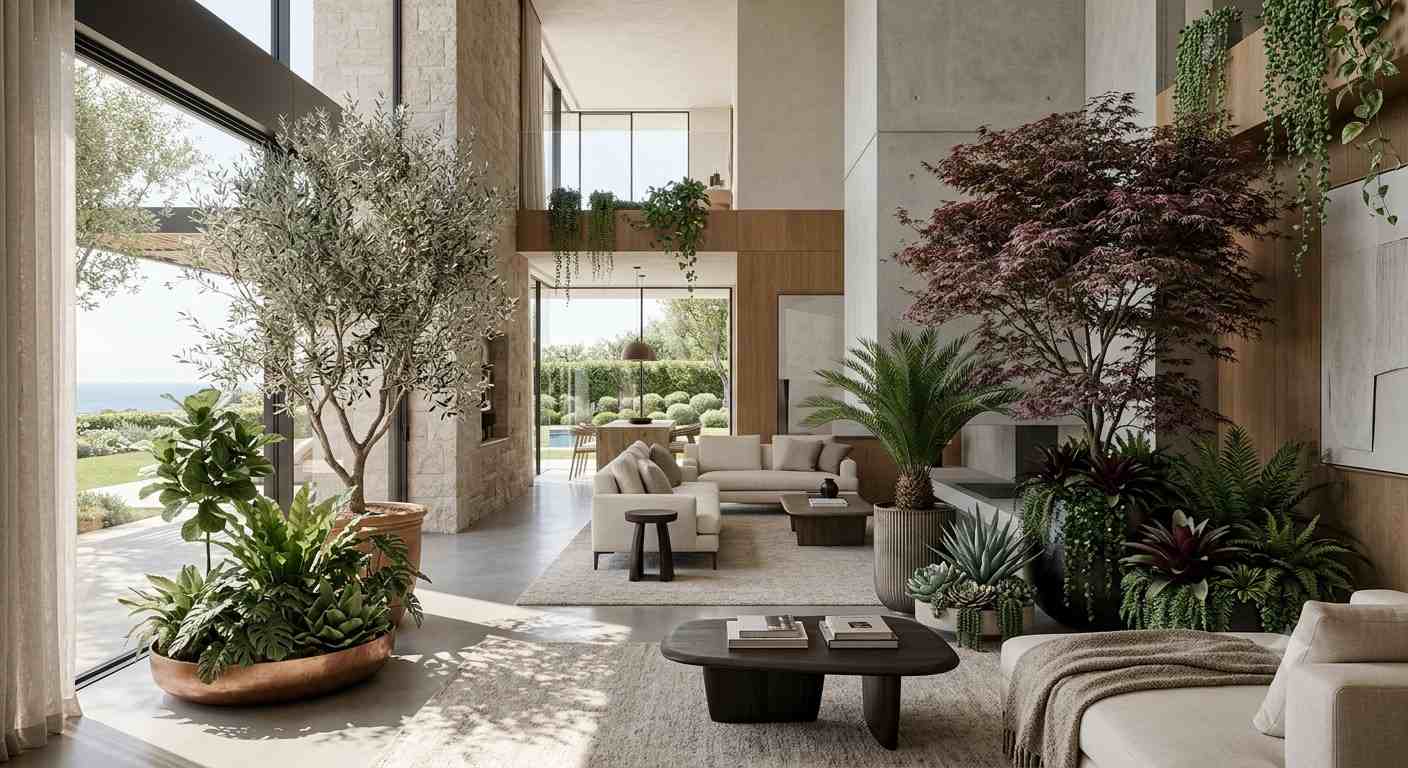 Elevate Fine Interiors with Luxury Artificial Trees