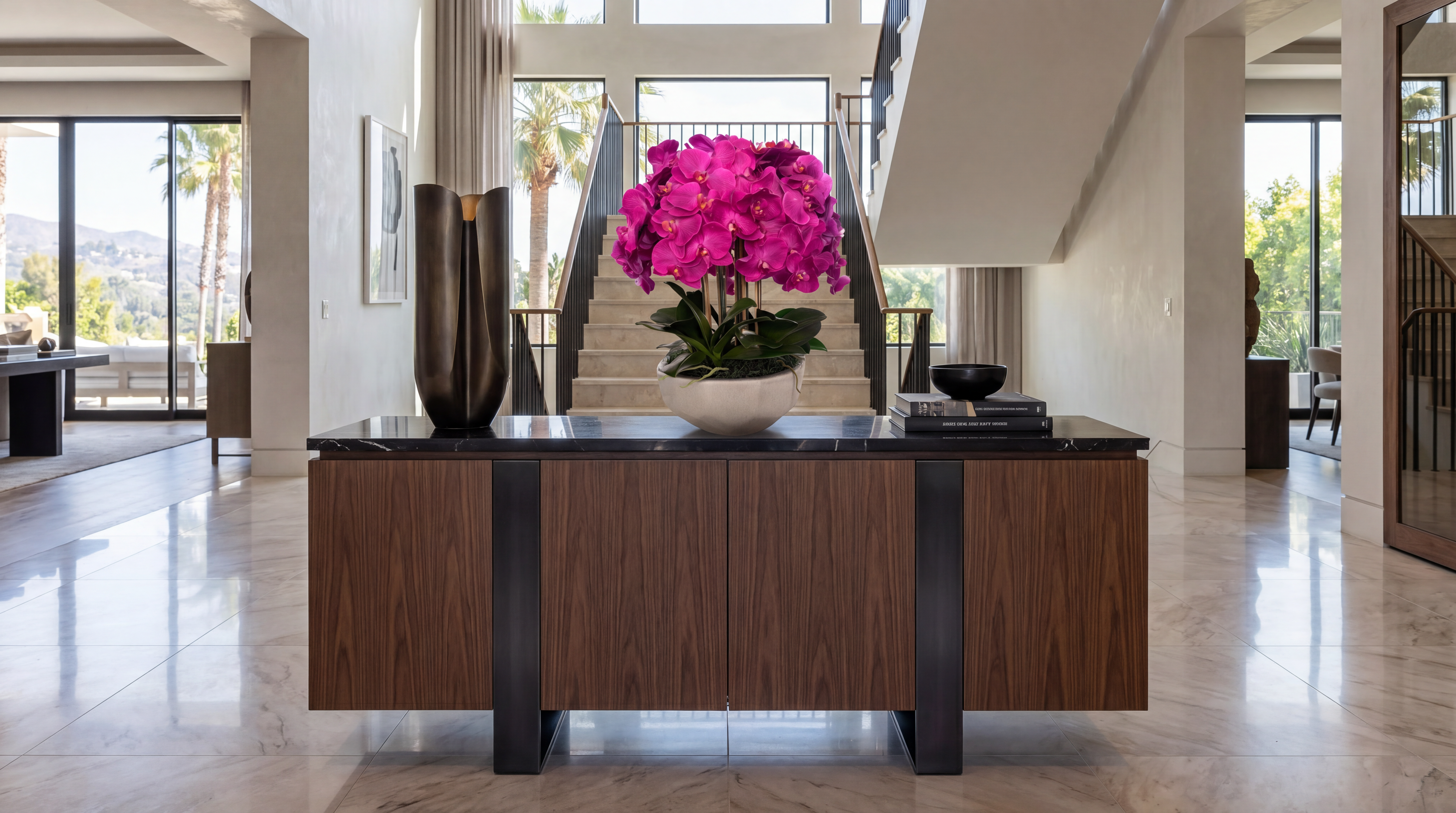 Magenta Orchid in Anthesis